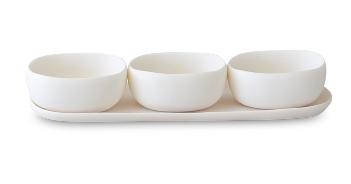 CUADRADO Serving Bowl Trio